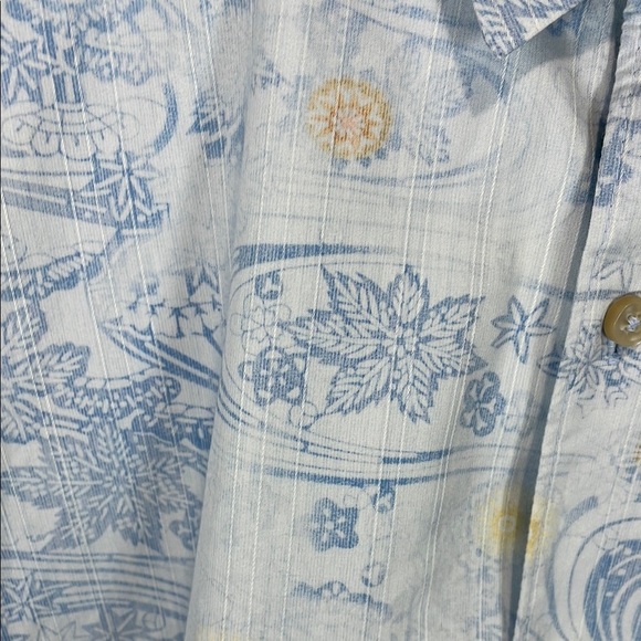 Tommy Bahama Light Blue Casual Button Down Shirt - Picture 4 of 9